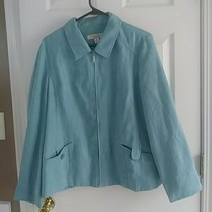 light blue sports jacket